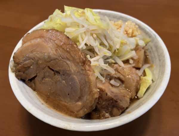 「《テイクアウト》雷そば トロ豚入り 並」@雷 松戸駅東口店の写真