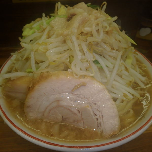 「大ラーメン830円(ヤサイニンニクアブラ)」@ラーメン二郎 新小金井街道店の写真