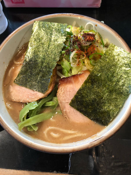 「特濃魚介豚骨らーめん（ソフト）」@麺家 うえだの写真