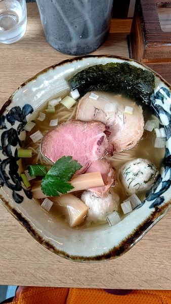 「らぁ麺　塩　780円」@麺屋 椿丸の写真