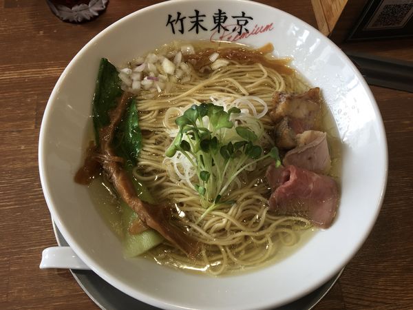 「塩そば」@竹末東京プレミアムの写真