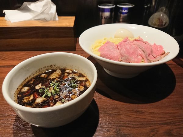 「牛王つけ麺」@牛骨らーめん 牛王の写真