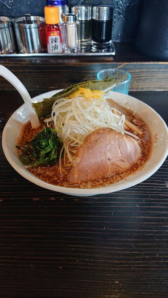 「魚介豚骨ネギラーメン大盛」@ラーメン 一遊の写真
