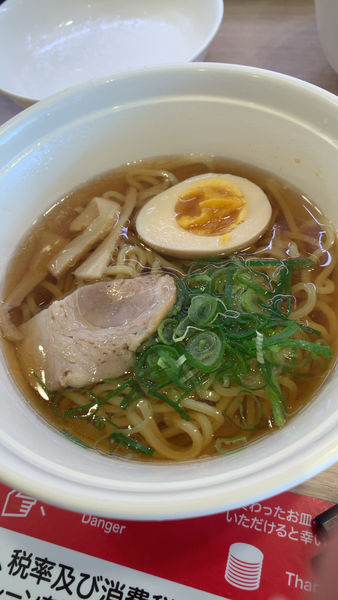 「あっさり醤油ラーメン」@かっぱ寿司 福島矢野目店の写真