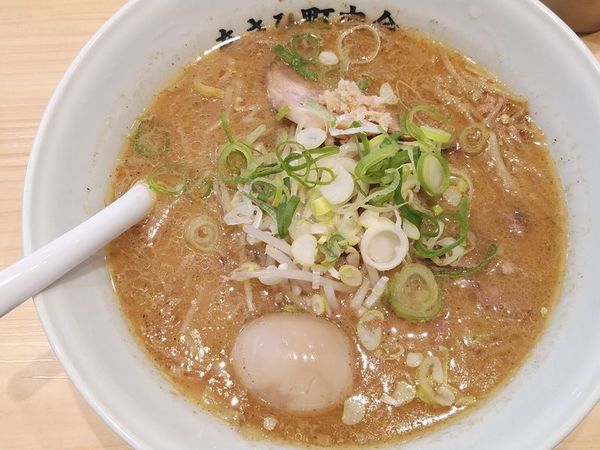 「味噌らーめん＋煮玉子」@あさひ町内会の写真