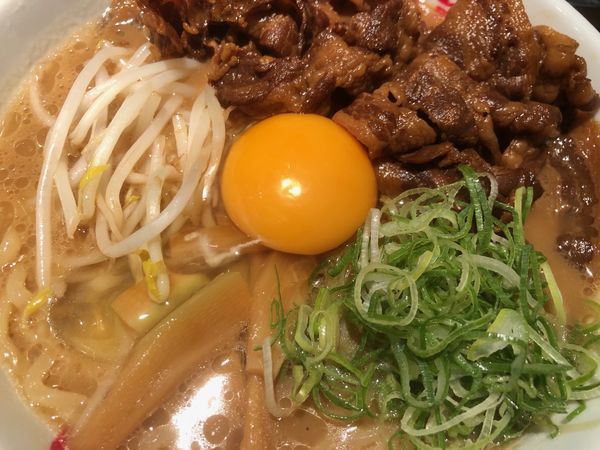 「肉玉そば＋豚ばら」@徳島中華そば 徳福 蒲田店の写真