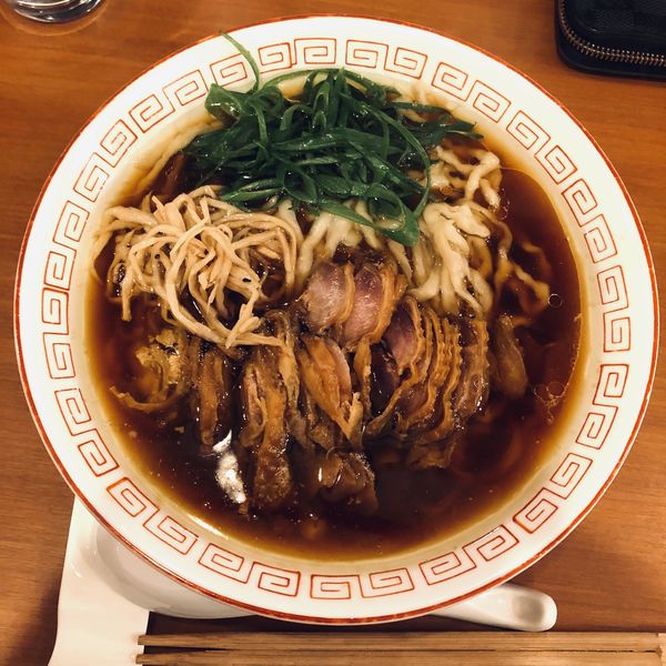 「【限定】笠岡そば ￥800」@自家製手もみ麺 鈴ノ木の写真