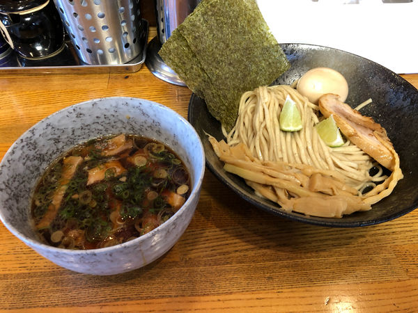 「特製つけ麺」@中華そば 秋山の写真
