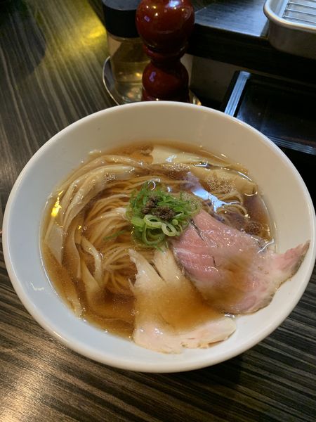 「煮干しトリュフそば 880円」@志奈そば 田なかの写真