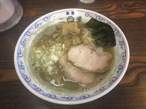 「【限定】にぼししぼり清湯そば(¥850)」@二葉 上荻店の写真