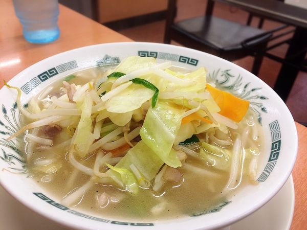 「野菜たっぷりタンメン(麺少なめ)￥490」@日高屋 北浦和東口店の写真