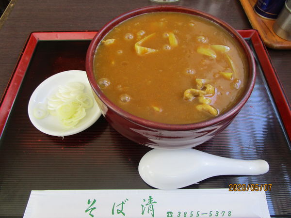 「カレー南蛮蕎麦 750円」@そば清の写真