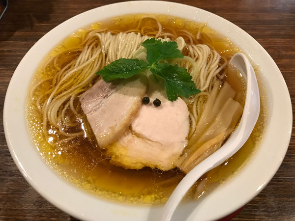 「鶏だし生醤油そば大盛　750円」@だし廊 -DASHIRO-の写真