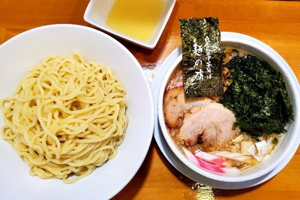「つけそば(塩)麺は大盛」@自家製中華そば 麺の虜の写真