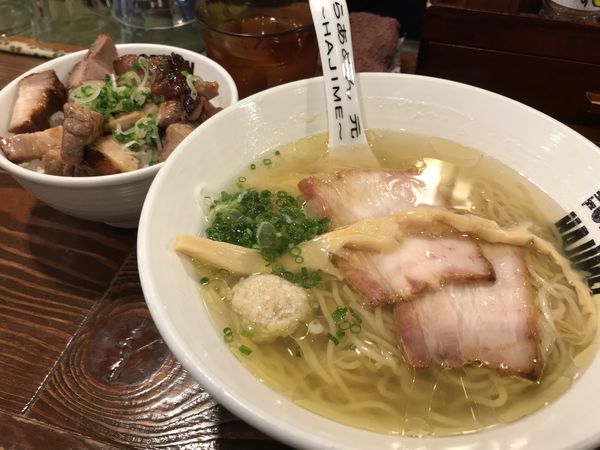 「塩らあめん」@らあめん元の写真