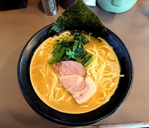 「太麺＋ミニネギ飯」@誠屋 大森山王店の写真