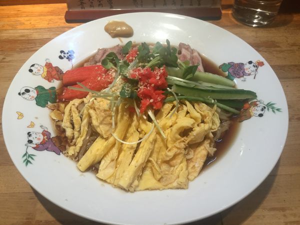 「【夏季のみ】冷し中華(¥720)」@萬龍軒の写真