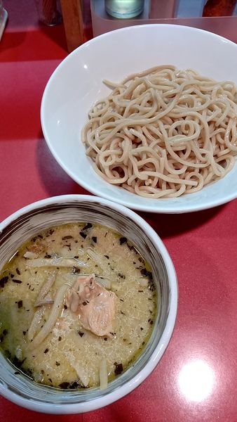 「グリーンカレーつけ麺　　850円」@麺屋しのはら 三日月食堂の写真