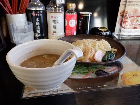 「濃厚魚介つけめん小盛り」@幸楽苑 伊勢原店の写真