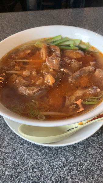 「牛スジ麺」@中国料理 天辺の写真