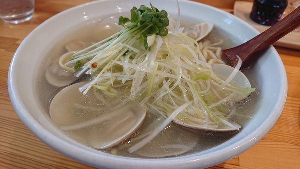 「極上はまぐり潮麺」@店内製麺 さくらの写真