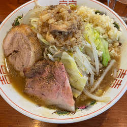 小ラーメンニンニクマシアブラマシ