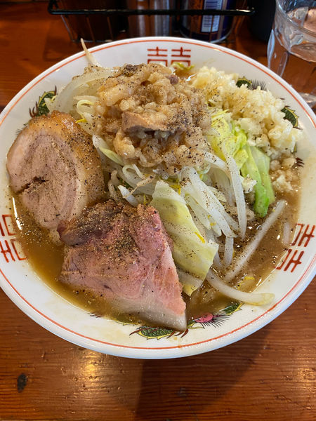 「小ラーメンニンニクマシアブラマシ」@麺処 ほん田 東十条店の写真