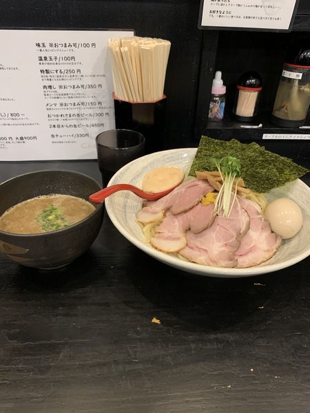 「特製梅と煮干しつけ麺」@麺屋 ちょこざいの写真