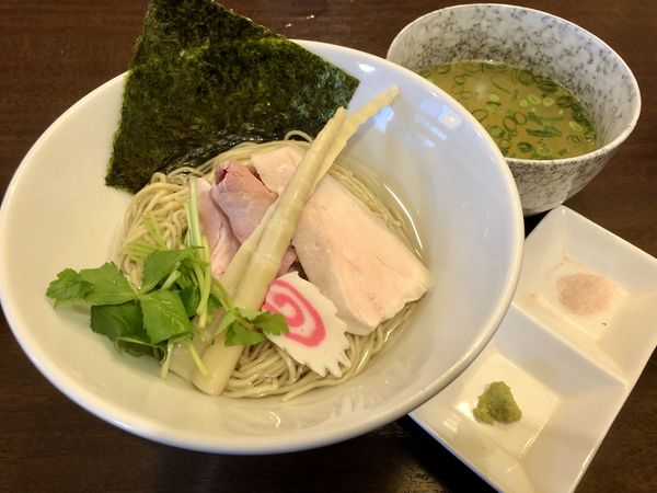 「【限定】天草大王鯛煮干し濃厚こぶ水のつけ麺 ￥880」@麺匠えにしの写真