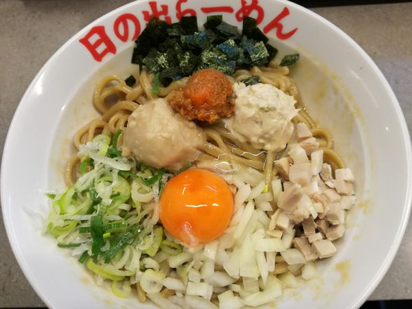 「ガッツ麺DX:500円(期間限定)(麺大盛・ライス無料)」@日の出らーめん 日吉店の写真