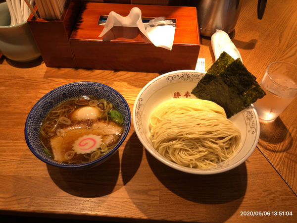 「味玉清湯つけそば...930円」@つけそば 神田勝本の写真