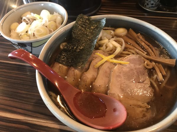 「焼豚そば 大盛」@中華そば 螢の写真