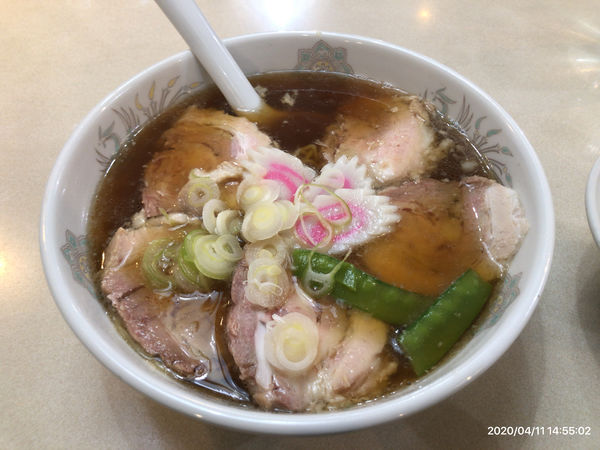 「チャーシューメン 880円」@川ばた 中華喫茶店の写真