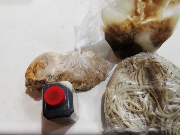 「ラーメンと汁無しのセット」@ラーメン二郎 川越店の写真