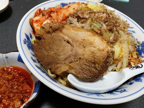 「ラーメン汁なしver」@俺の生きる道 白山店の写真
