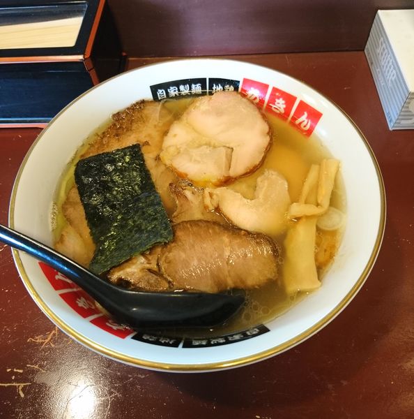 「二色チャーシュー麺」@地鶏らーめん ちきんの写真