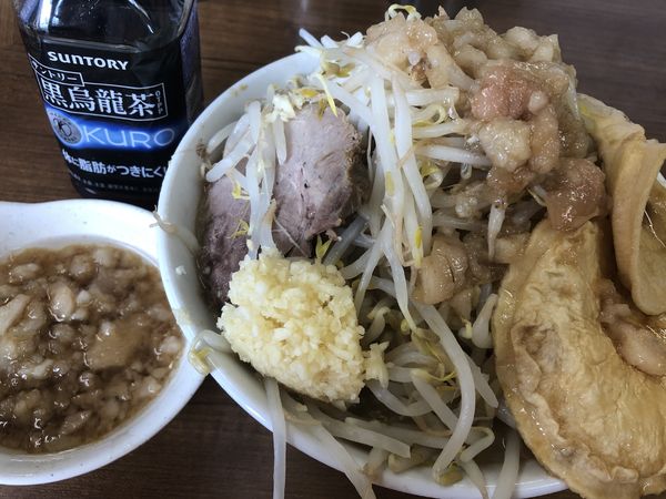 「らーめん350g＋南部せんべい＋黒烏龍茶」@ラーメンの店 どでん 北浦和店の写真