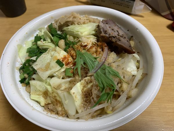 「テイクアウト　スパイシーまぜそば」@麺屋 轍 豊川店の写真