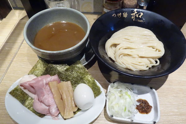「特製つけ麺（並）」@つけ麺 和-kazu- 仙台広瀬通り店の写真