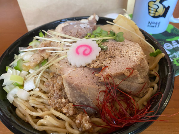 「豚増し油そば」@自家製麺 No11の写真