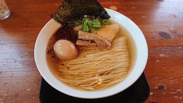 「味玉しおそば・・880円」@麺や食堂 本店の写真