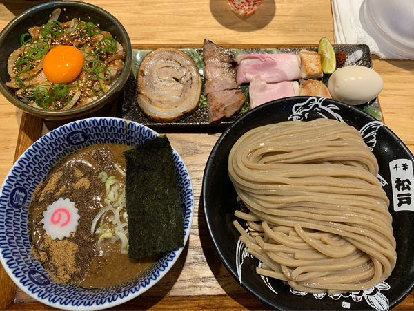 「つけ麺並特選全部トッピング」@中華蕎麦 とみ田の写真