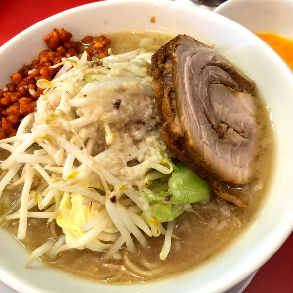 「小ラーメン　生たまご」@自家製麺 ダイサンの写真