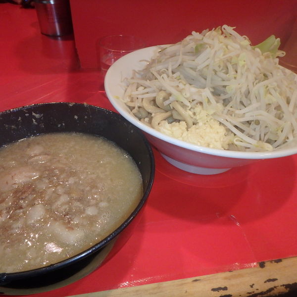 「大つけ麺900円(ヤサイニンニクアブラ)」@ラーメン二郎 府中店の写真