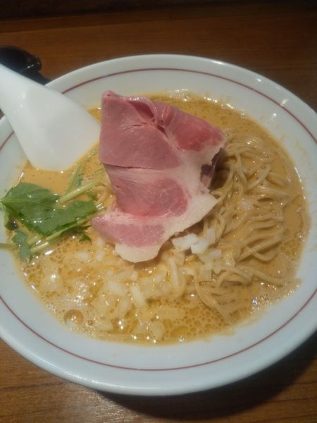 「濃厚あん肝そば 海鮮丼」@寿製麺よしかわ 川越店の写真