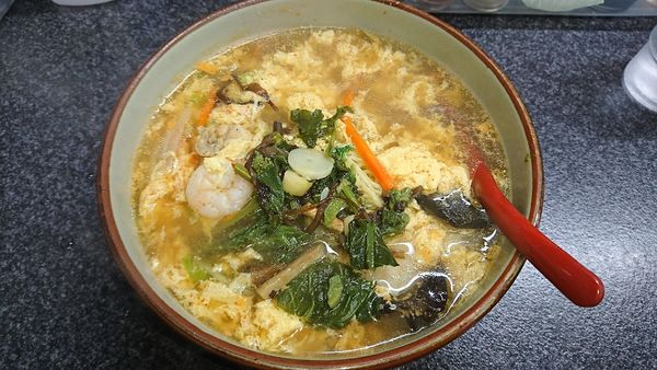 「三郷らーめん中辛(大盛り)」@ごくうラーメン 三郷駅前店の写真