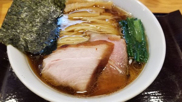 「醤油そば　大」@つけ蕎麦 中華蕎麦 尚念 南松本店の写真