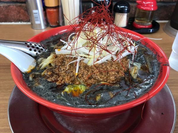 「シビレ味噌(2辛)」@がっつり食堂ドカメンの写真