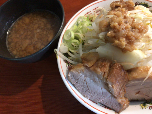 「小つけめん(ニンニクマシアブラマシ)」@麺処 ほん田 東十条店の写真