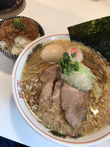 「特製背脂中華ソバ＋背脂ごはん」@Miya De La Soulの写真